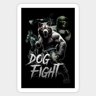 Dog Fight! Sticker